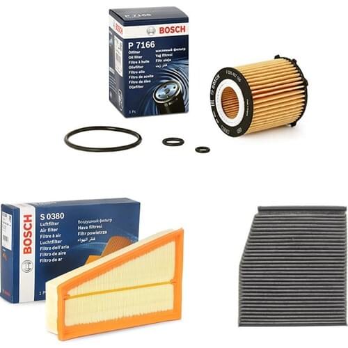 Bosch Filter Care Set W176 for Mercedes A 180 A Cla 200 12 + Gasoline Air + Oil + Pollen