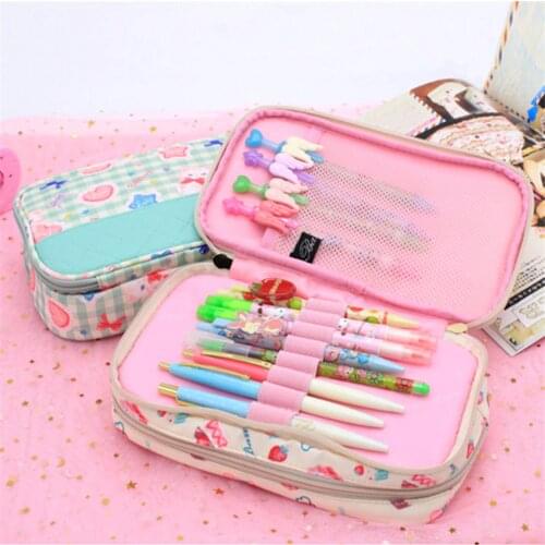 Pencil Cases For Girls Kawaii Material Escolar Unicorn Stationery Trousse Scolaire Cute Cat School Accessories Piornik Carcasa