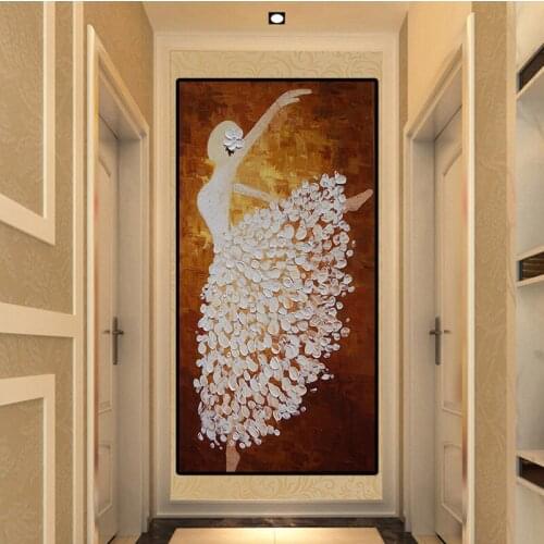 Dance Girl full drill 5d Diy diamond painting Elegant Dancing Ballerina diamond embroidery mosaic cross stitch wall decorZP-1394