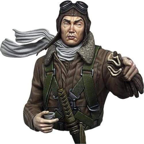 Self-assembled New Unassembled 1/10 modern man bust Resin Figure Unpainted Model Kit