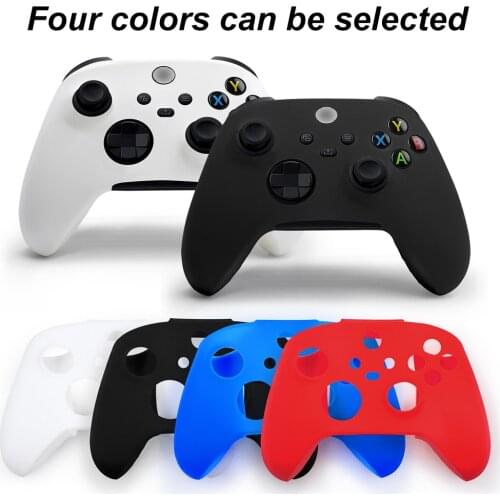 4 Color Silicone Rubber Game Controller Protective Skin Case Gamepad Protector Soft Anti-Slip Cover for Xbox Series X Controller