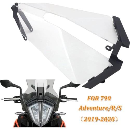 Motorcycle Headlight Head Light Guard Protector Cover Protection Compatible FOR 790 Adventure/R/S Acrylic Grill