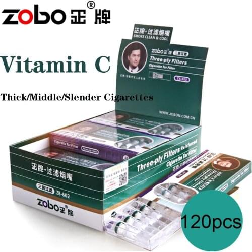 ZOBO Disposable three ply filter nozzle cigarette holder mouthpiece health food grade Microporous filter 5mm-6mm-7mm-8mm-9mm