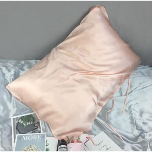 1 or 2 pcs 100% Pure Mulberry Silk Pillowcase 16 Momme Pillow Towel Satin Pillow Cover For Good Sleep Hair Care kussensloop