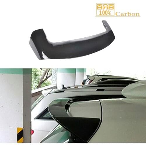 100% Carbon Spoiler For Volkswagen Golf 7 Track Style Rear Wing Bright Black ABS Gloss Black