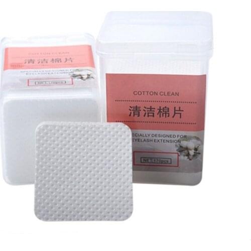 200Pcs grafting eyelash glue bottle cleaning cloth soft non-woven cleaning cotton glue bottle cleaning paper