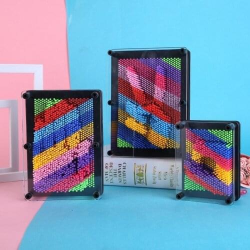 3D Pin Art Sculpture DIY Needle Clone Carving Magic Figurine Mold Desk Decoration Hogar Maison Pinart Room Ornament Home Decor