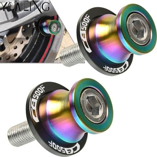 8MM Motorcycle Accessories stands screws Swin garm Swingarm Spools slider For HONDA CB500F CB 500F 2013 2014 2015 2016 2017 2018