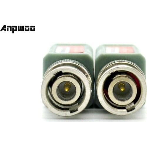 ANPWOO 10pcs(5Pairs) AHD/TVI/CVI CCTV Twisted BNC Passive Video Balun Transceiver COAX CAT5 Camera UTP Cable Coaxial Camera DVR