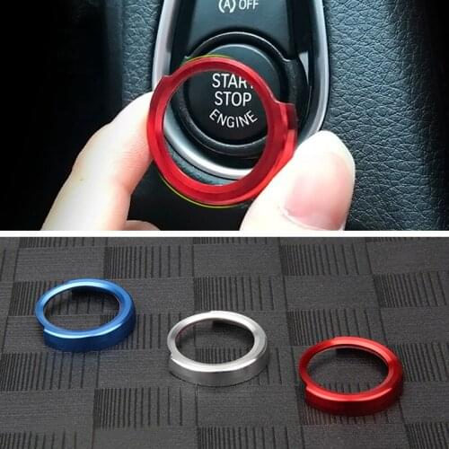 Anzulwang For BMW X1 F48 F20 F21 F30 F32 F33 F34 F36 F45 F46 1 2 3 4 Series Accessories Car Engine Start Ignition Key Ring Cover
