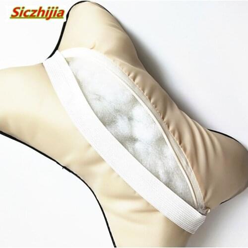 Car seat leather breathable headrest for Volkswagen POLO Tiguan Passat Golf EOS Scirocco Bora Touran Beetle CC Phaeton Magotan