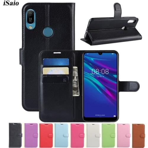 For Huawei Y6 2019 Y6 pro 2019 Wallet Case Flip Leather Cover Huawey Y 6 Y6Pro 2019 Phone Case TPU MRD-LX1F Card Slot Carcasa