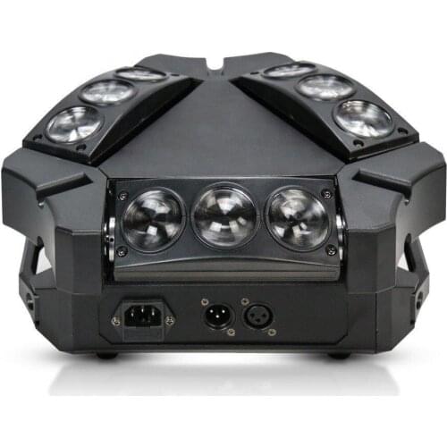 Spider Moving Head Lights DJ Lights 9 LEDs Heads X 10W RGB Stage Lighs for Wedding Disco Dj Party Lights