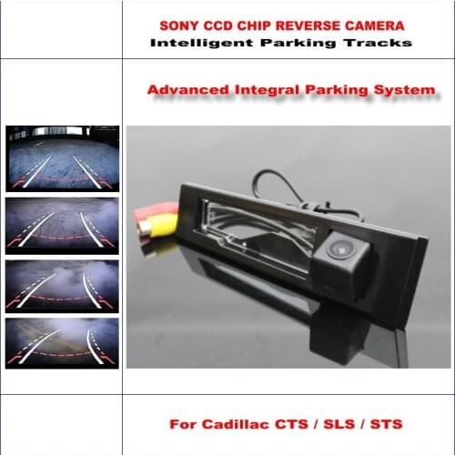 Car Back Rear Reverse Camera For Cadillac CTS/SLS/STS 2007-2013 HD Intelligent Parking Tracks CAM
