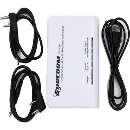 SR-628 Surecom Controller Cross Band Duplex Repeater SR628 for All Walkie talkie Two way radio talki walki With K1 plug