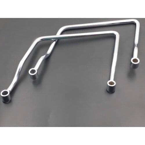Motorcycle Chrome 11 CM Saddle bag Support Bar Mount Bracket For Honda Shadow ACE VT1100 / Sabre 1100 C2 1995 - 1999 96 97 98