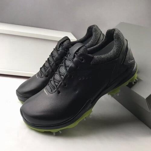 New Mens Golf Shoes Genuine Leather Lightweight Breathable Sports Shoes Male Non-Slip Wear-resisting Golf Sneakers 39-44