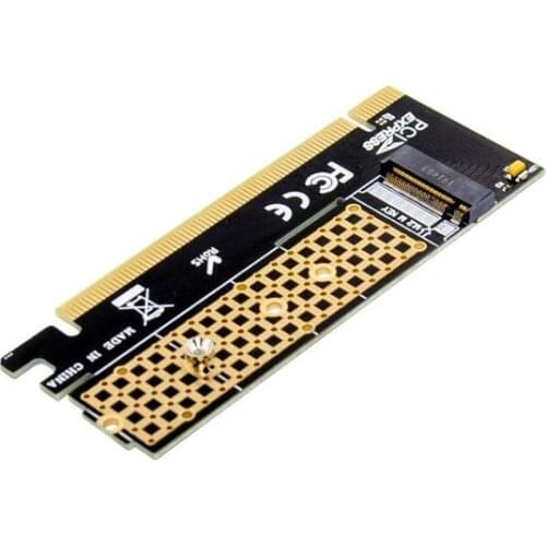 Add On Card PCIe x16 M.2 NVMe SSD Adapter Expansion Multiplier converter computer components Riser Card Pci-e 16x B+M Key