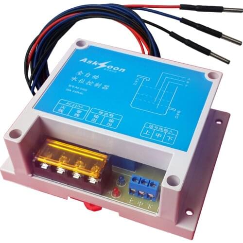 Full automatic electronic float ball water level tank water tank water pump pumping alarm switch controller