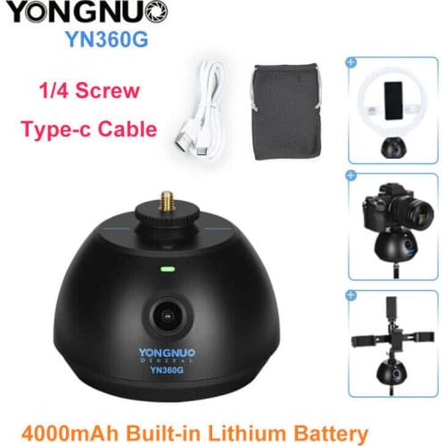 Yongnuo YN360G Smart Tracking Tripod 360°Rotation Auto Face/Body/Object Tracking Shooting Holder Video/Vlog Shooting For Phone