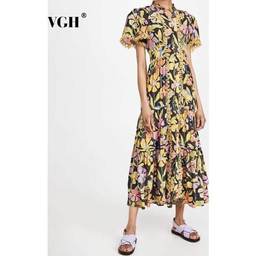 VGH Summer Short Sleeve Dresses