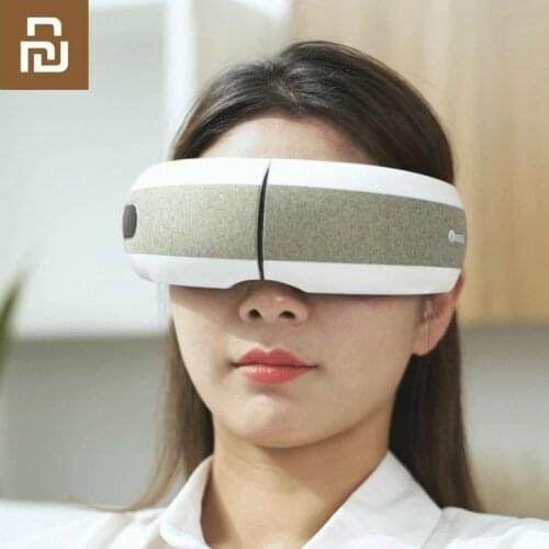 Youpin XGEEK E6 Smart Eye Massager Bluetooth Music 40 Degree Hot Compress 4 Modes Press Foldable Eye Relax Massager for Students
