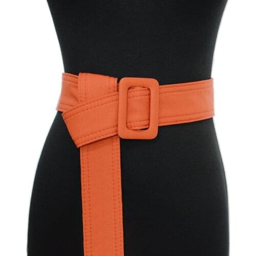 Women Long Belt Waistband Down Jacket Coat Decorative Waist Belt Corset Belt Casual Solid Color Canvas Wide Belt Soft Waistband