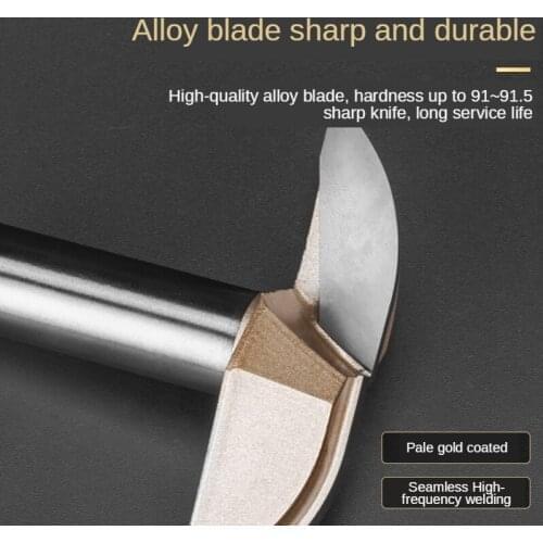 1/2"*2",1PCS-Freeshipping,CNC Solid Carbide Milling Cutter,woodworking bitthin round bottom door cutter,wood tool,tungsten steel