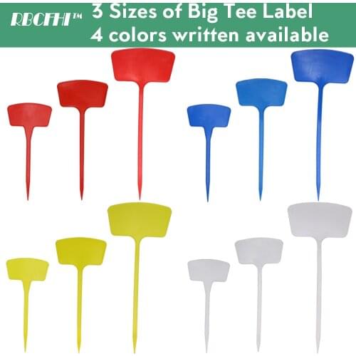 26.5CM 36CM 44.5CM Tall Outdoor Plant Label Large Waterproof Plastic T-Type Tags Durable Nursery Garden Markers for Flower Herbs