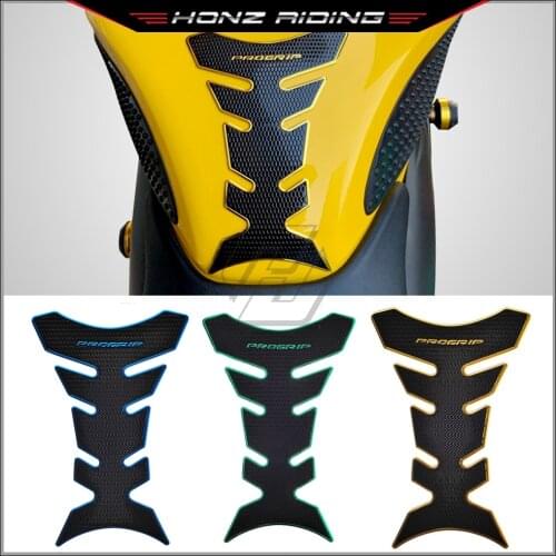 For Honda Yamaha Kawasaki Suzuki Tank Pad Protector Decals 3D Rubber