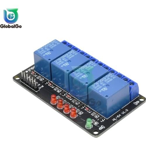 5V 4-channel Relay module with Photocoupler For arduino For Raspberry Pi Red Green Light Relay Switch