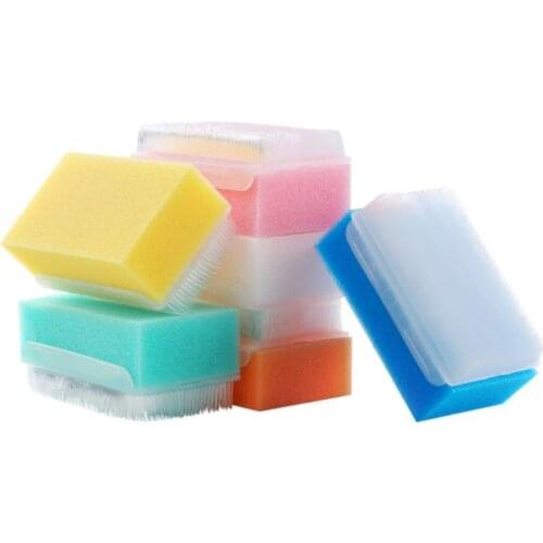 6Pcs Children Baby Bath Sponge Brush Adult Baby Body Wash Brush Clean Brush