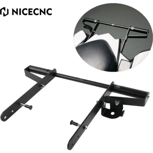 NICECNC Rear Carry Wide Grab Bar Bumper Subframe Bracket For Yamaha Raptor 700 2006-2018 Raptor700 ATV Aluminum Accessories