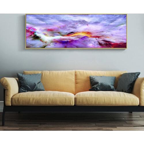 Large DIY Diamond Painting Abstract Colored Purple Clouds diamond Embroidery 5d mosaic Diamond needlework cross stitch