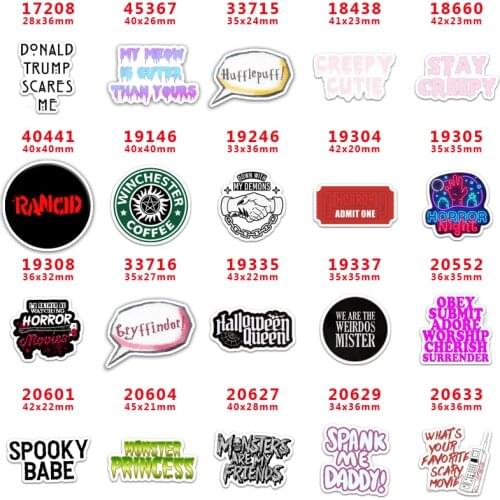 Choshim brand 10 Pcs Planar Resin flatback Horror Movie Halloween for DIY hairbow accessory decoration PR 17208