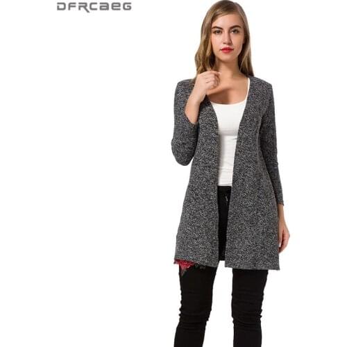 DFRCAEG Women's Knitted Coats