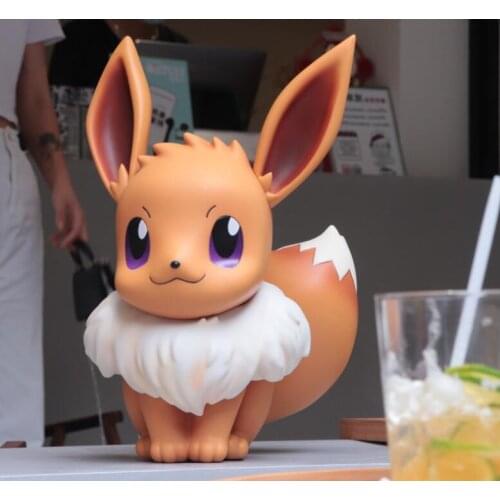 Big Size 1:1 Pokemon Eevee Action Figure Toys 40cm
