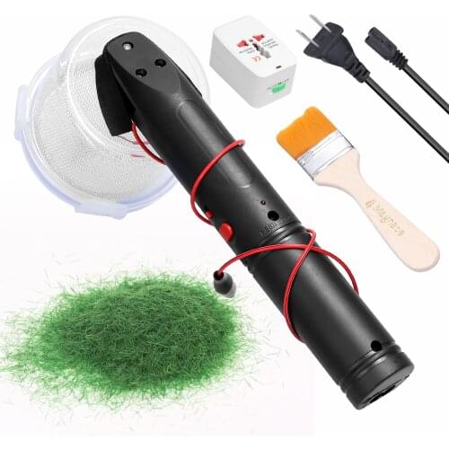US Plug Building Modeling Tool Electrostatic Grass Planter Electrostatic Flocking Machine Artware Tool