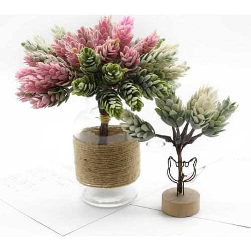 6 pieces Artificial plant Wedding decoration Home decoration accessories Christmas Interior beautification Bonsai Candy box Gift