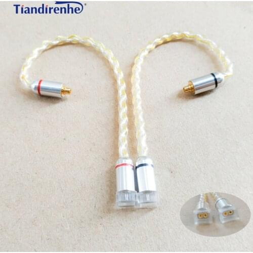 0.78mm 2 pin Female to MMCX Male Earphone Headset Cable Adapter for shure SE215 SE535 SE846 for Weston 1964 w4r um3x es3 es5