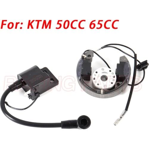 Ignition Coil Magnetic coil Stator Flywheel ROTOR KTM50 For KTM 50 SX 50cc Pro Senior Junior SR JR SX50 KTM50 2001-2008