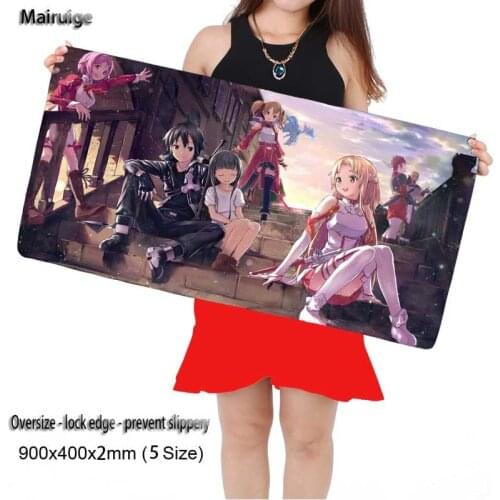 Mairuige Sword Art Online Mouse pad 700x300x3mm pad to Mouse Notbook Computer Mousepad Big Gaming Padmouse Gamer to Laptop Mouse