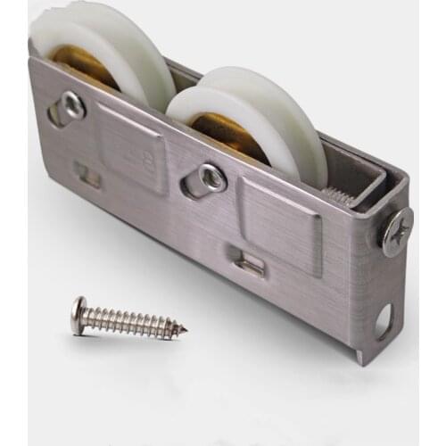 Model 828 window/door rollers/wheels,with bearing,stainless steel, Nylon pulley,groove,Durable,No rust,window hardware parts