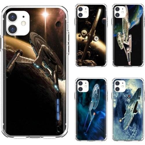 For Samsung Galaxy A9 A8 Star Lite A3 A5 A7 A6 Plus 2018 2015 2016 2017 Soft Cases Cover Star-Trek-Space-Ship-Art-Poster