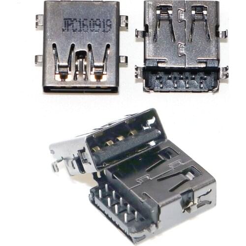 OEM 1pc USB 3.0 A Type Female Connector USB3.0 Jack Charging Socket Dock For Dell Latitude E5270 E5470 E5570 Motherboard Port