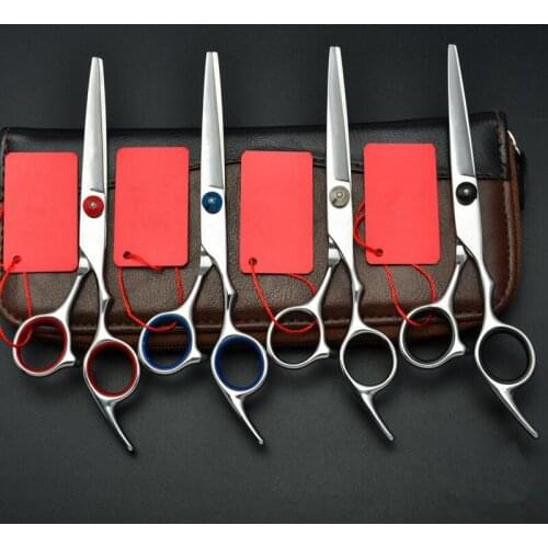 Professional Japan steel 7'' Pet dog grooming cut hair scissors grooming cutting shears berber makas tools hairdressing scissors