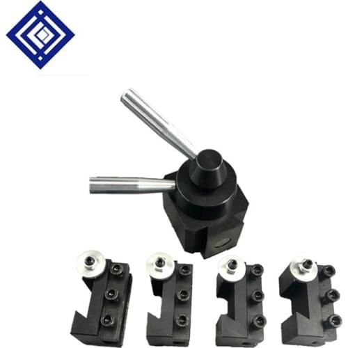 Heavy German style Fast Changing Frame Tool Holder Square Tool Chuck For WM210V CNC Machine