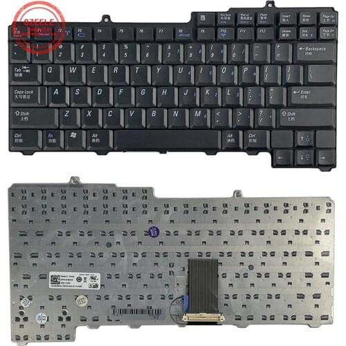 UI Black New English laptop keyboard For DELL M170 6000D M20 M70 N6000 PP11L D610 D510 6000 9200 9300 9000 D810