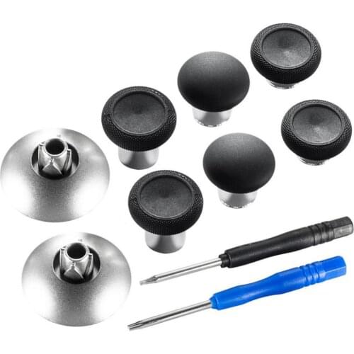 Replacement Metal Buttons Thumb Stick Joysticks Mod Kits for Xbox One Elite