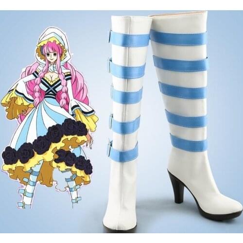 Perona Cosplay Boots Women Halloween Custom Made Shoes